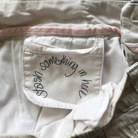 Mitchell Pants by Ecru Sz 8 Tropical Leaf Motif - Picture 7 of 14